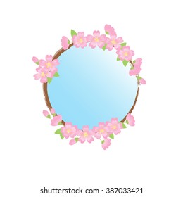 plum or cherry blossom background
