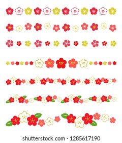 Plum Decoration line Set