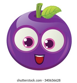 Plum Face - Purple Fruit