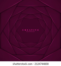 Plum geometric background. Vector illustration.