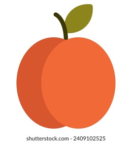 Plum icon illustration for web, app, infographic, etc