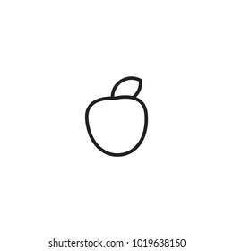 plum icon. sign design