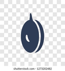 Plum icon. Trendy Plum logo concept on transparent background from Fruits and vegetables collection