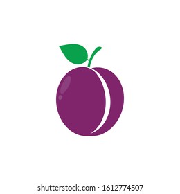 Plum Logo Vector Icon Design Template