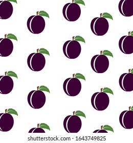 Plum logo vector icon design template