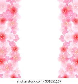 Plum New Year's card background
