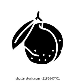 plum purple leaf glyph icon vector. plum purple leaf sign. isolated symbol illustration