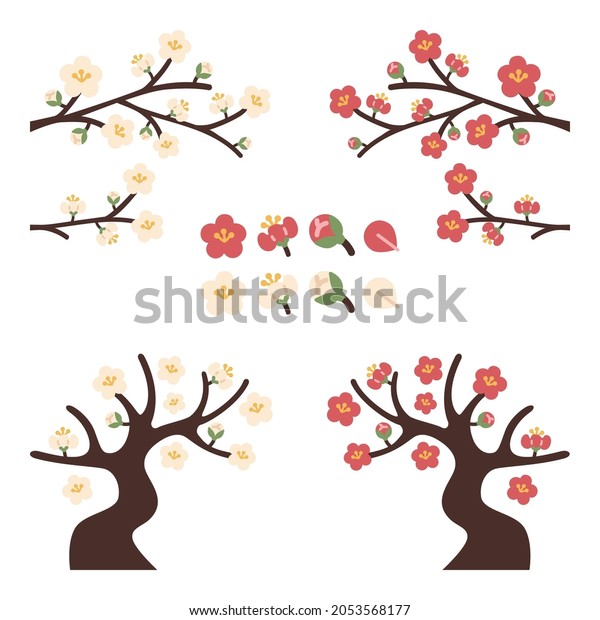 梅の木 イラスト の画像 写真素材 ベクター画像 Shutterstock