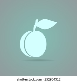 Plum vector icon