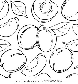 plum vector pattern