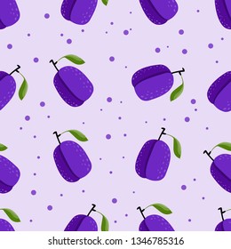 plum vector pattern