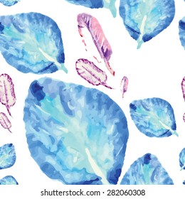 plumage vector pattern blue