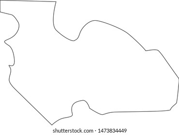 Plumas County Map In The State Of California