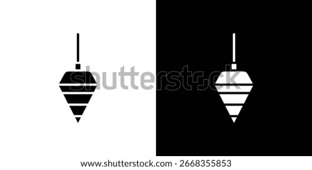 Plumb bob icon. graphic design vector symbols pack
