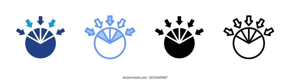 Plumb Line icon set multiple style collection