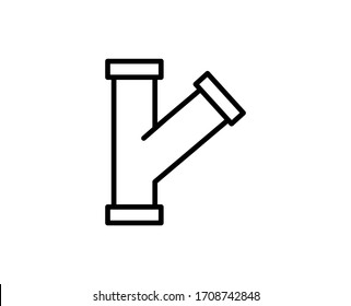 Plumb line icon. Vector symbol in trendy flat style on white background. Plumb sing for design