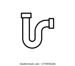 Plumb line icon. Vector symbol in trendy flat style on white background. Plumb sing for design