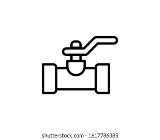 Plumb premium line icon. Simple high quality pictogram. Modern outline style icons. Stroke vector illustration on a white background. 
