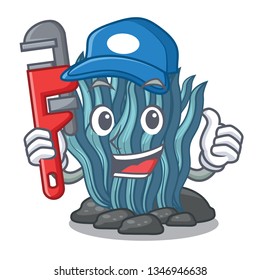 Plumber blue seaweed toys in cartoon shape