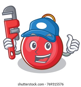 Plumber Christmas ball character cartoon