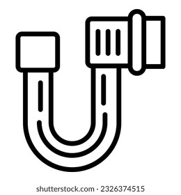 Plumber cleaning icon outline vector. Home service. Professional cleanup