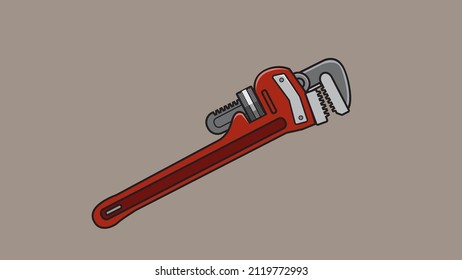 Plumber fixing sink vector illustration