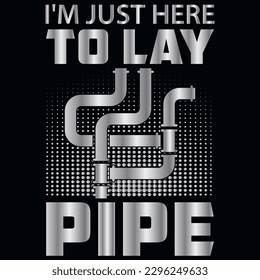 Plumber graphics tshirt design vector design 