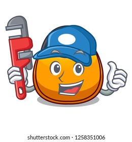 Plumber hobo bag shape on a cartoon