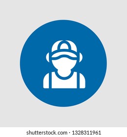  Plumber icon. Editable  Plumber icon for web or mobile.