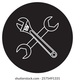 Plumber Icon, Expert Plumbing Solutions From Repairs to Installations, The Plumbing Professional Ensuring Smooth Water Flow, vector