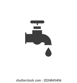 Plumber Icon Isolated on Black and White Vector Graphic