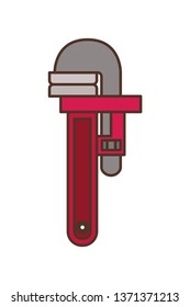 plumber key isolated icon
