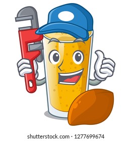 Plumber lassi mango in the character fridge