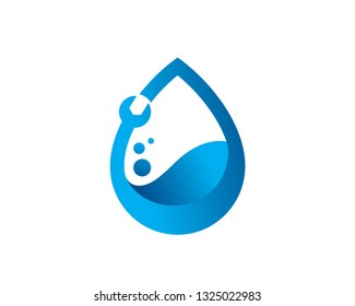 Plumber Logo Template, Icon, Symbol - Vector