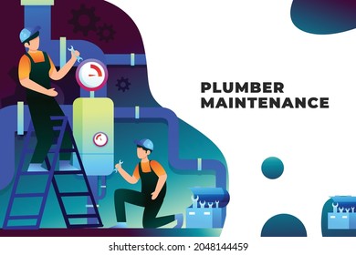 Mantenimiento del complemento - Ilustración del vector
