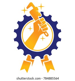 Plumber or Mechanic Certified Badge