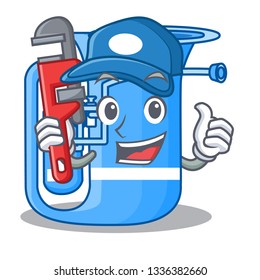 Plumber miniature tuba in the shape cartoon