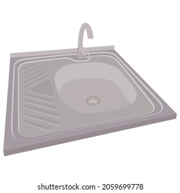 Plumber one line. Vector drawing in continuous line drawing style.