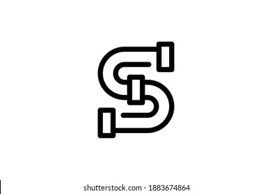 Plumber Outline Icon - Pipe