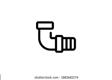 Plumber Outline Icon - Pipe