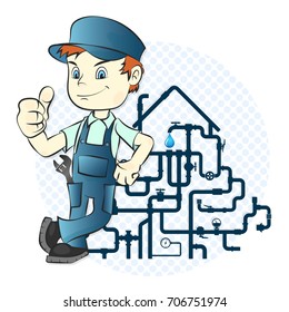 Plumber and pipe design for repair
