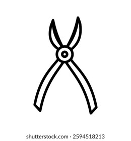 Plumber pliers icon vector illustration 