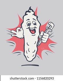 Plumber Poop character