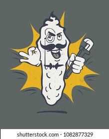 Plumber Poop classy character