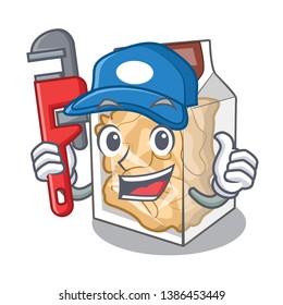 Plumber pork rinds in the character plastic