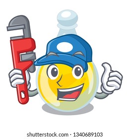 Plumber sesame oil in the character shape