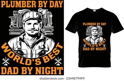 Plumber t shirt design, vector base design.