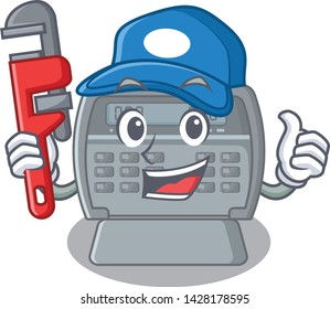 Plumber toy security alarm on the cartoon