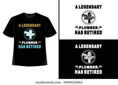 Plumber t-shirt design, Plumber t shirt design, plumber t shirt vector, plumber elements, tools, vector, graphics, background, grunge.