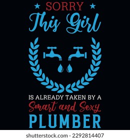 Plumber tshirt design vector design 